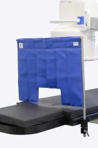 Hyposcopic scatter protection table cover